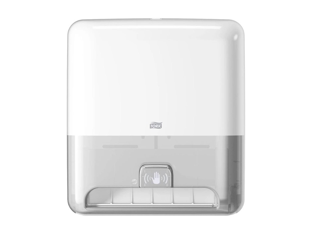 Dispenser håndklæderulle Tork matic H1 sensor hvid
