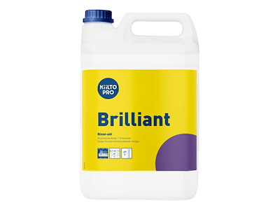 Maskinopvask Afspænding Kiilto Pro Brilliant 5ltr Blødt/Middel til plast