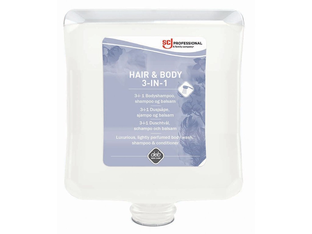 Cremesæbe Refresh Luxury 3i1 Hair and Body med Balsam/Parfume t dispenser 2 ltr