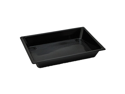 Sushibakke 241x175x35 mm 350 my RPET Sort Høj