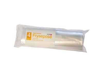 Frysepose Catersource 4 ltr 200x400 mm 34my med Skrivefelt LDPE