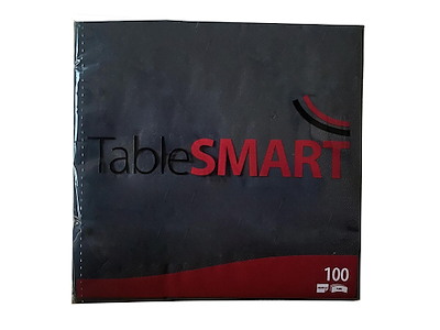 Serviet TableSMART 40x40cm 3-lag Sort