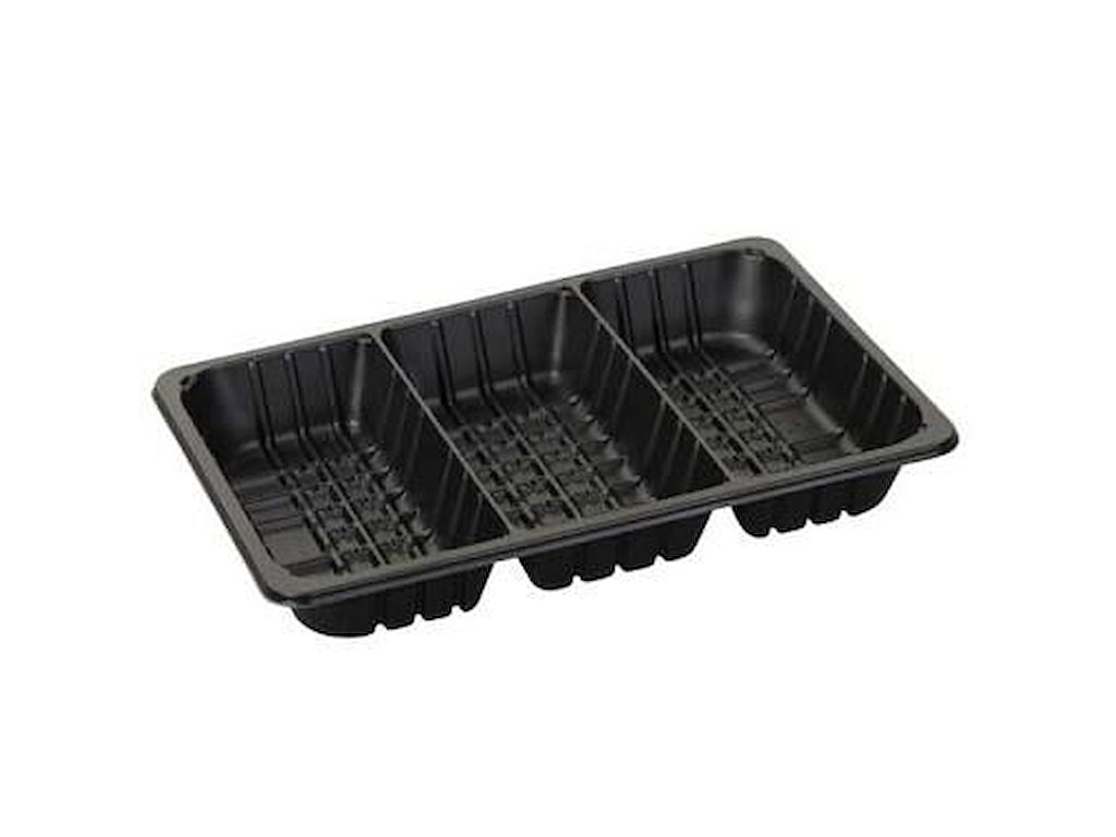 Bakke 3-rum P2333-3S 3x710 ml PP Sort