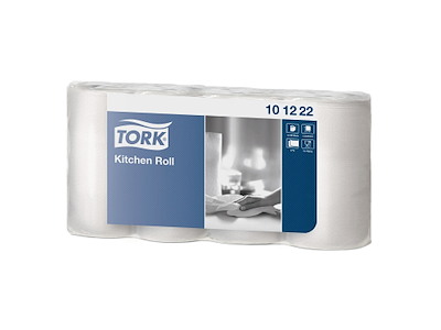Køkkenrulle Tork Plus 2-lag 16.8m Hvid Ark 14 cmx 20,6 cm