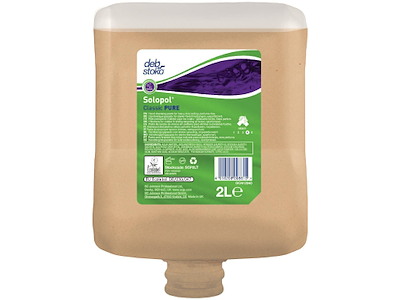 Håndrens Solopol Classic PURE Heavy 2ltr Ecolabel med Aloe Vera Brun t Olie/Fedt