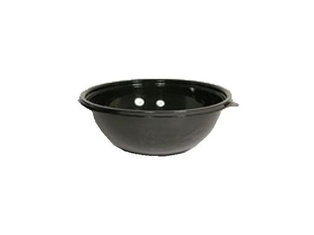 Plastskål Bowle 4500 ml Ø305x110 mm BOW92160-50 Rund APET Sort