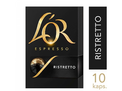 Kaffekapsel L'OR Lungo Ristretto 10 kaps/pk Styrke 11