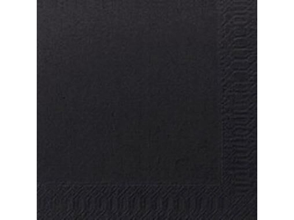 Serviet Duni 24x24cm 2-lag Sort