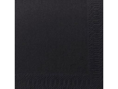 Serviet Duni 24x24cm 2-lag Sort