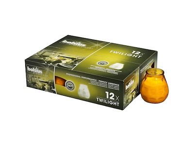 Lysbowle Twilight Brændetid 70 timer Gylden