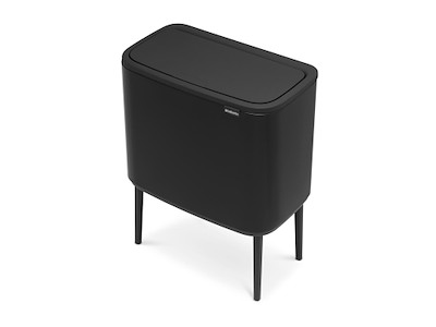 Affaldsspand Brabantia Bo Touch Hi 3x11 ltr Sort