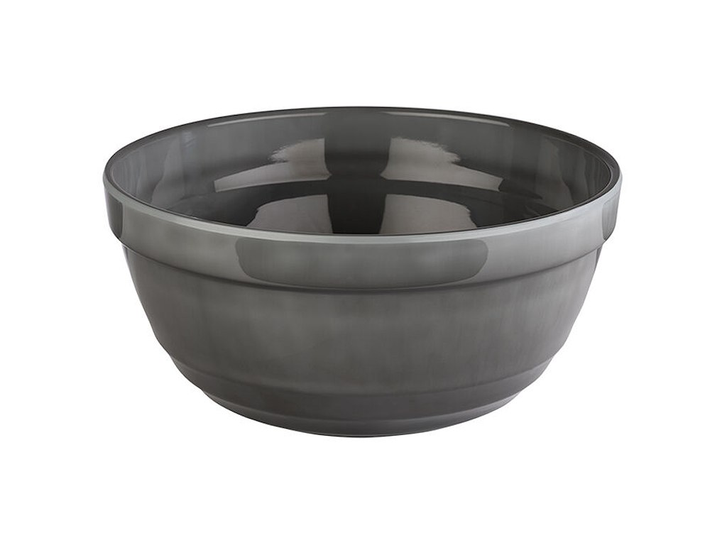 Skål Emma 2.3ltr Ø23x10.5cm melamin grå