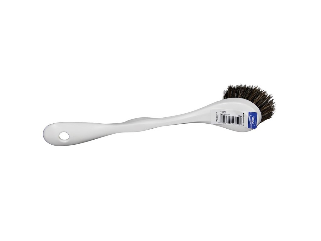 Opvaskebørste blød plast hvid