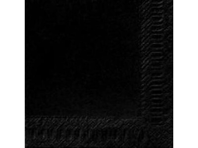 Serviet Duni 40x40cm 3-lag Sort 125 stk