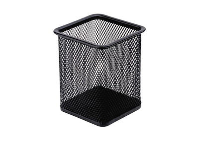 Penneholder Firkantet Sort