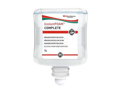 Hånddesinfektion Skum Deb InstantFOAM Complete 80% Ethanol til Dispenser 1 ltr