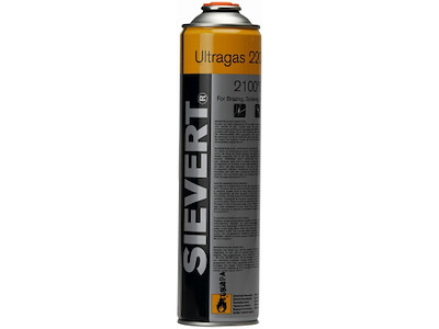 Gasdåse Sievert 380ml 210 gr Ultragas Propan/Butan/propylen til Powerjet