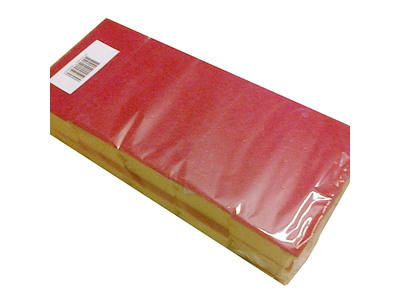 ​​​​​​​Skuresvamp L150xB70xH45mm med Håndgreb Rød