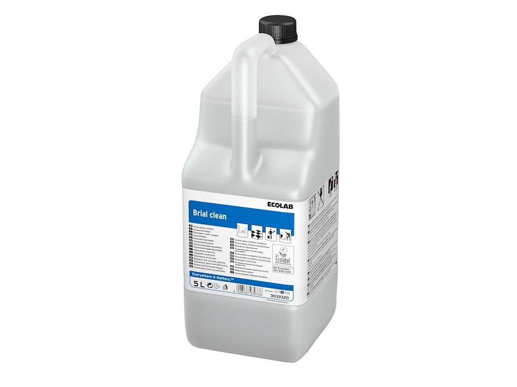 Universalrengøring Brial Clean uden Farve/Parfume 5 ltr