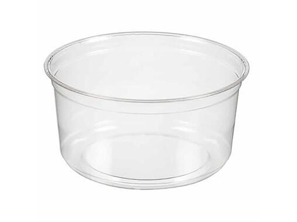 Bæger Deli 300 ml 12 oz Ø117x54 mm Rund RPET Klar