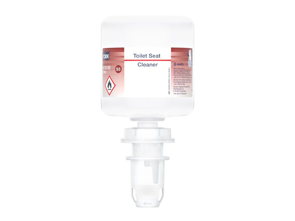 Toiletsæderens Tork Toilet Seat Cleaner 525ml uden Parfume til Mini S5 dispenser