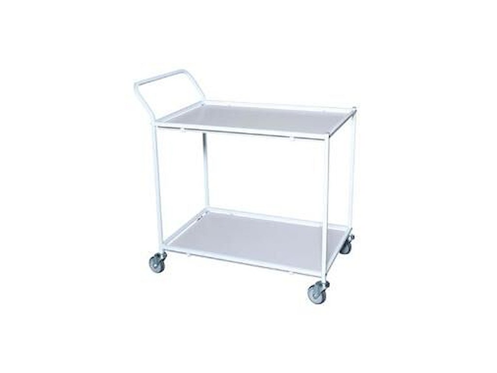 Rullebord/Serveringsvogn 94/107x60x89 cm 2 hylder