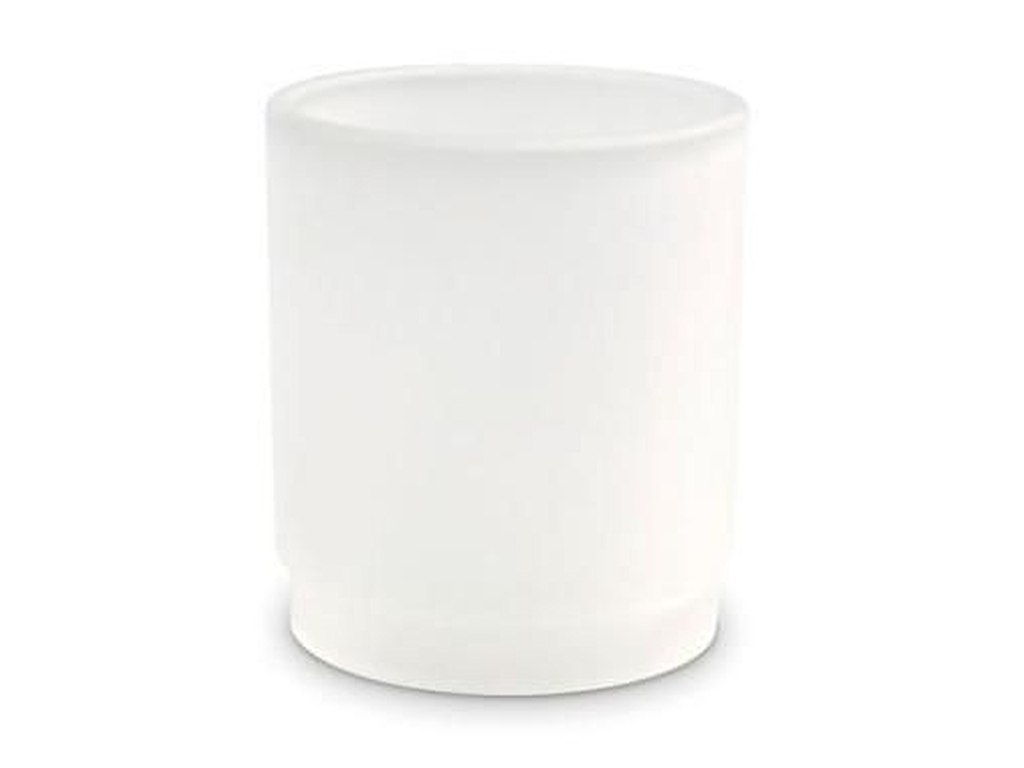 Olielampe Bullet 250g Ø7cm Glas Frostet