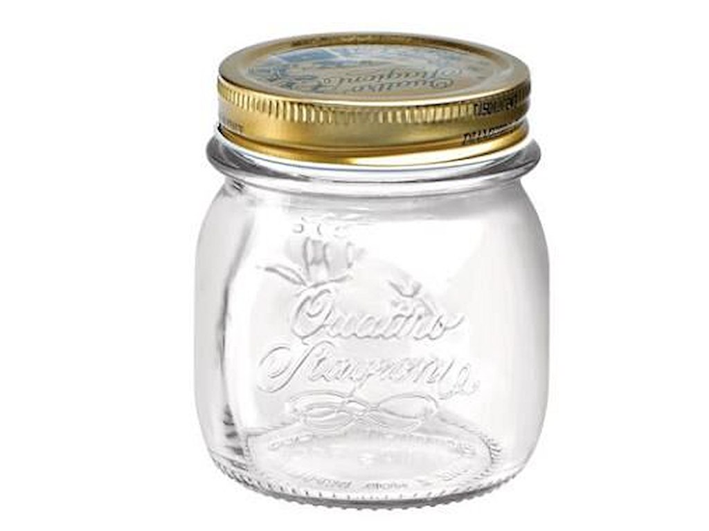 Sylteglas Quattro Stagioni 250 ml Ø8.6x9.3 cm med Låg