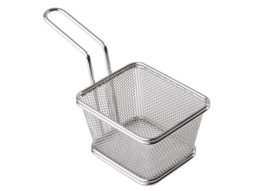 Serveringskurv Mini Friture 10x9x5.5 cm Rustfri stål