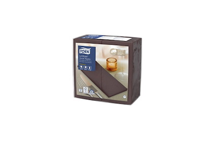 Serviet Tork Premium LinStyle 40x40cm 1/8-fold Kakao