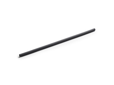 Sugerør ø6x230mm uden knæk plantebaseret Charcoal Sort