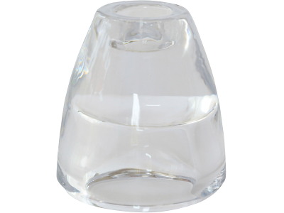 Lysestage 2-i-1 Ø7xH7.5cm Til Fyrfadslys/Stagelys Klar