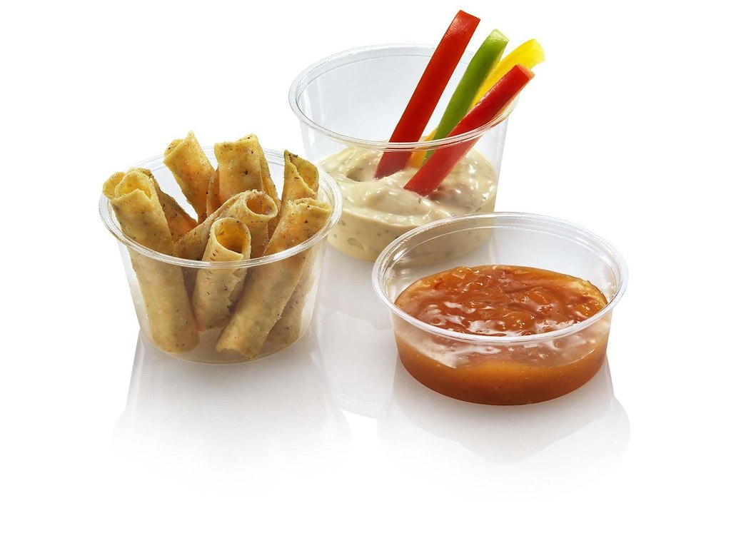 Dressingbæger 120 ml Ø70x48 mm PLA Bionedbrydelig Klar