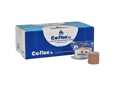 Kortstræksbind Coflex NL 4,5m x 5cm selvhæftende Beige