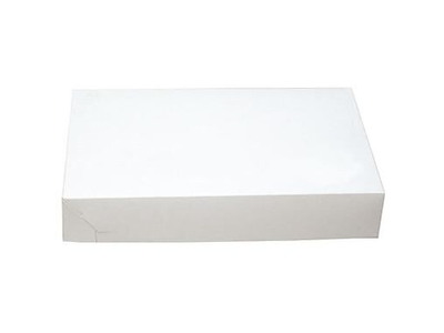 Kageæske fold selv nr 4 L290xB190xH50mm pap hvid