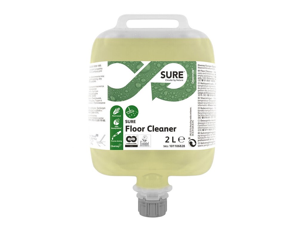 Gulvrengøring Sure Floor Cleaner ID 1.5ltr Ecolabel uden Parfume Manuel/Maskine
