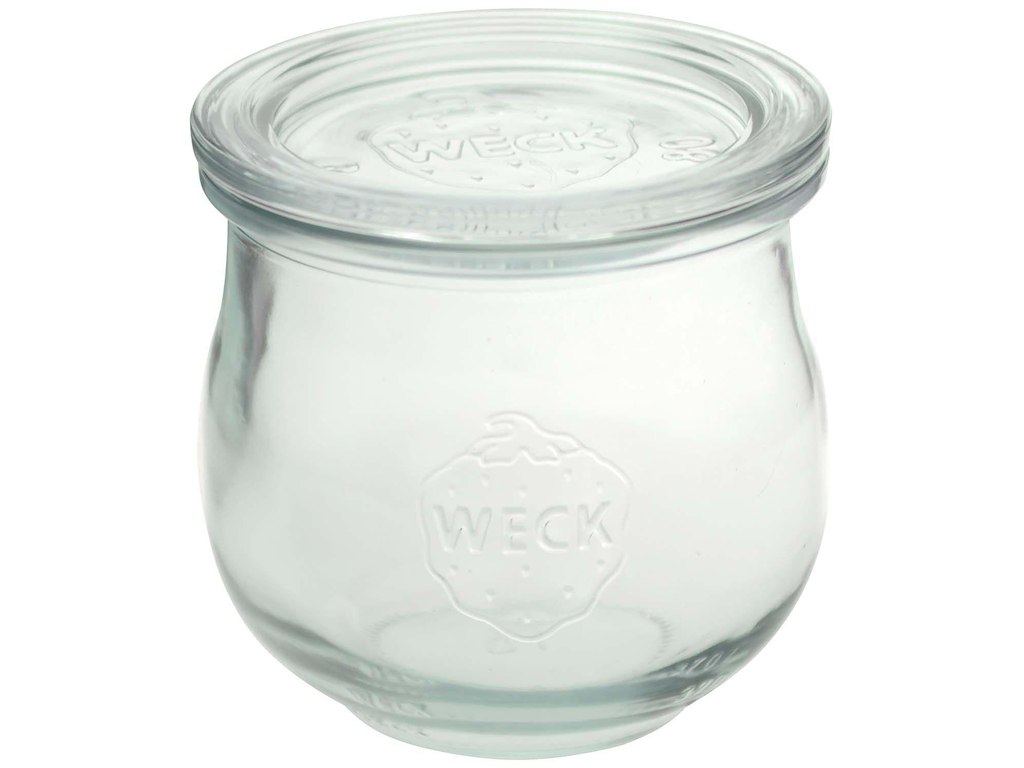 Patentglas Weck Tulip 370 ml Ø90x86mm uden Låg Glas