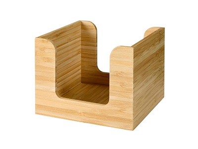 Servietdispenser Duni 13x13 cm Bambus