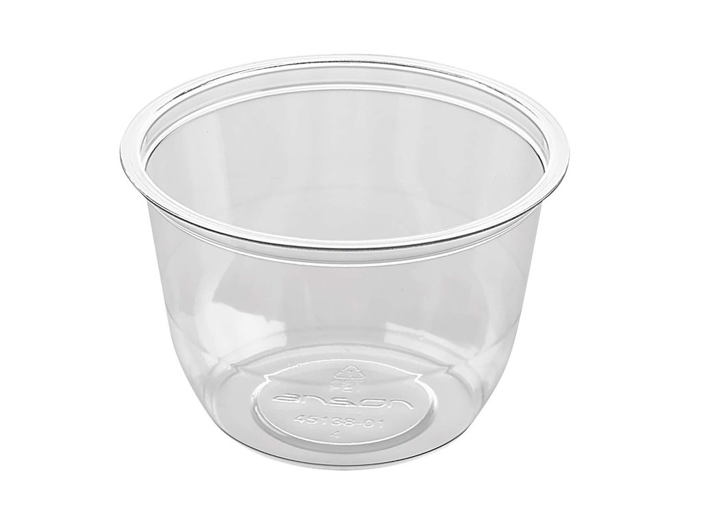 Bæger M 0095-1K  300 ml 8 oz Ø95x63 mm Rund OHCO APET Klar