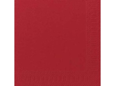 Serviet Duni 33x33cm 2-lag Rød