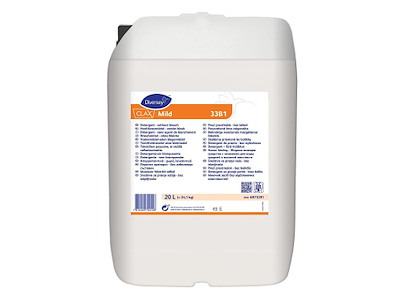 Tøjvask Flydende CLAX Mild 33B1 m/Parfume/Optisk hvid til Farvede tekstil 20 ltr