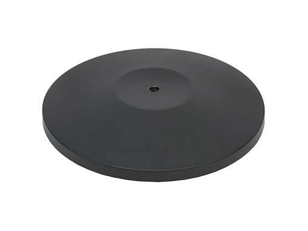 Afspærringsstolpe Base Securit 31x31 cm Sort