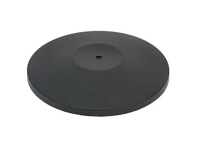 Afspærringsstolpe Base Securit 31x31 cm Sort