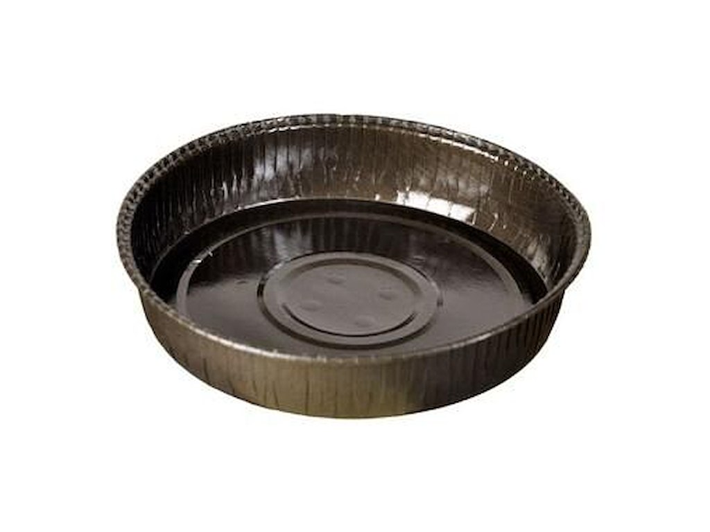 Kageform ø170/181x35 mm pap med PET sort