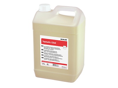 Bækkenskyl Alkalisk Topmatic Clinil 5ltr til instrumentvasker