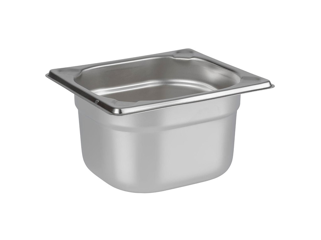 Kantine 1/6 GN 1.6 ltr 17.5x16x10 cm Rustfrit stål