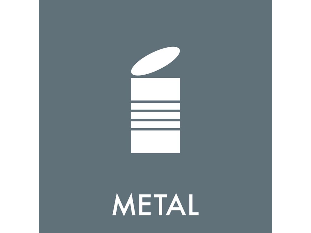 Piktogram METAL 12x12 cm