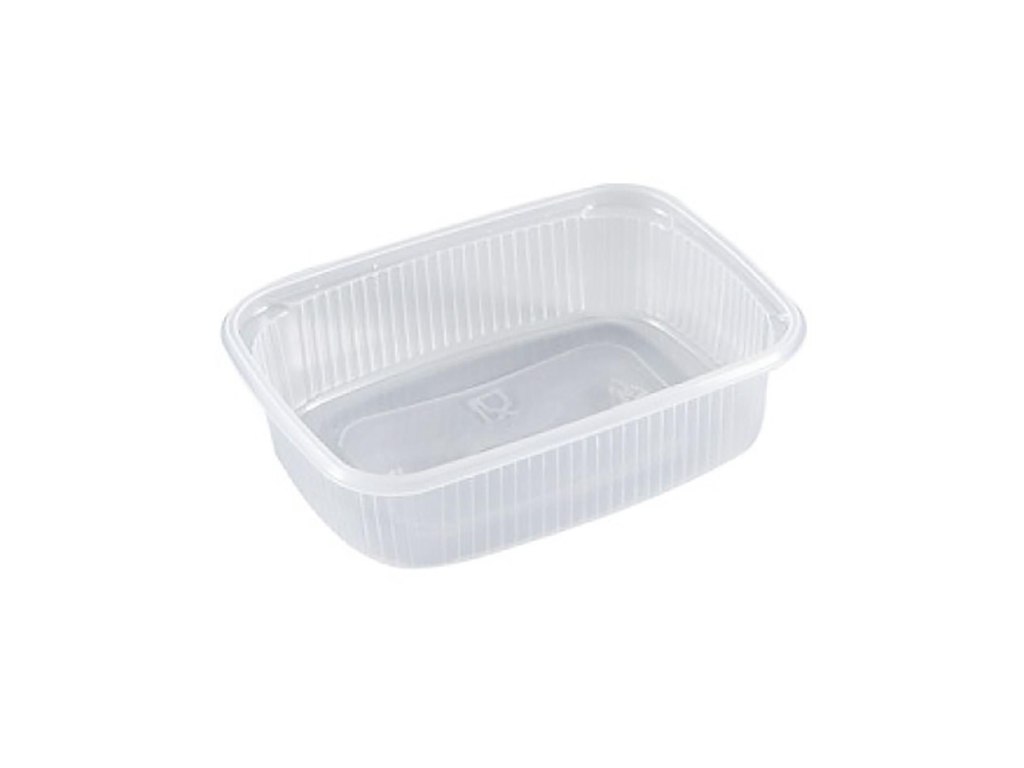 Salatbæger firkantet 20-125 125/150 ml 108x82x24,5 mm PP Klar