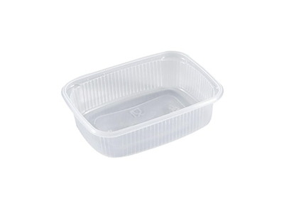 Salatbæger firkantet 20-125 125/150 ml 108x82x24,5 mm PP Klar