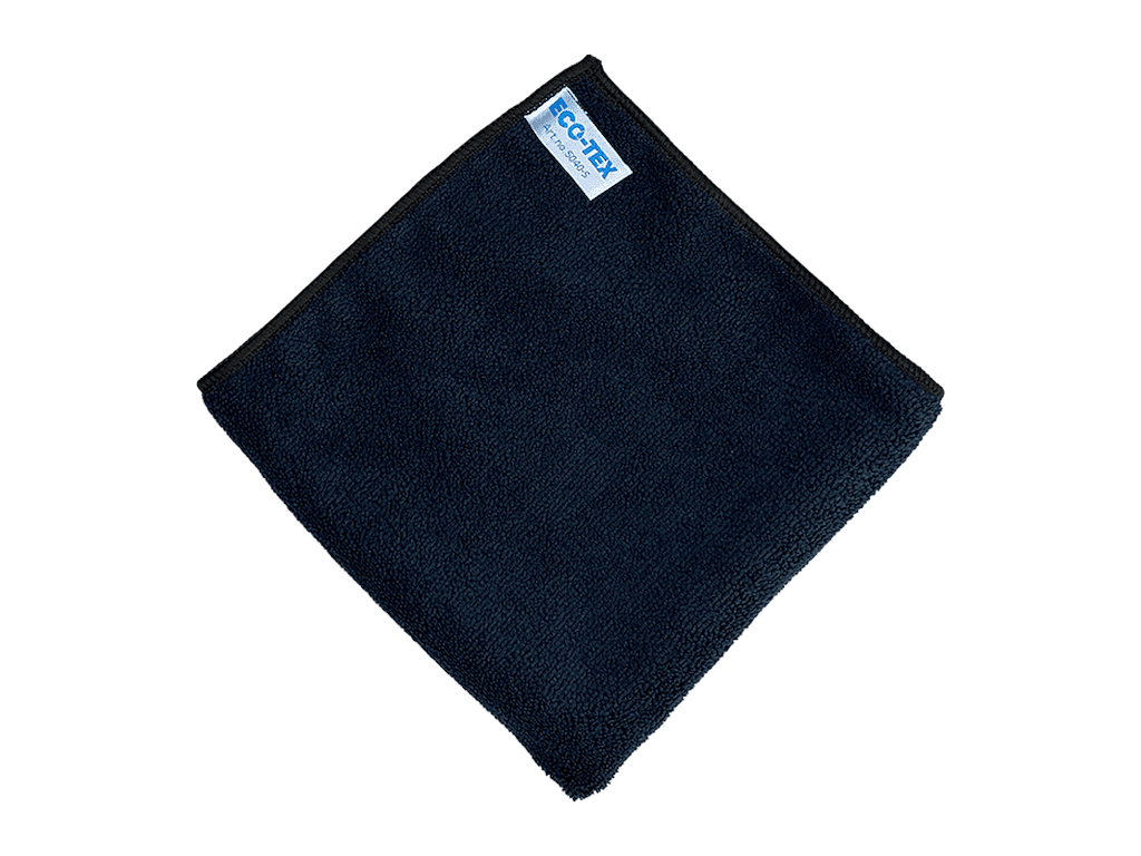 MEMSA PRO Microfiberklud 40x40 cm ECO-TEX SOFT - Sort